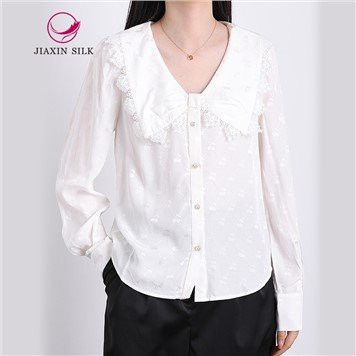 মহিলাদের Jacquard শার্ট জরি সংযুক্ত